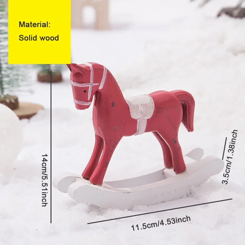 

Деревянная лошадка-качалка ручной работы