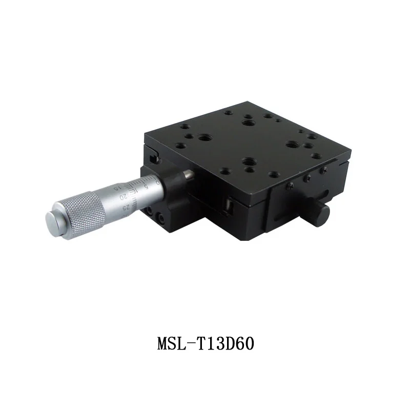 

MSL new-t13d60 precision manual moving table 60 stroke 13 bearing 2kg displacement table slide