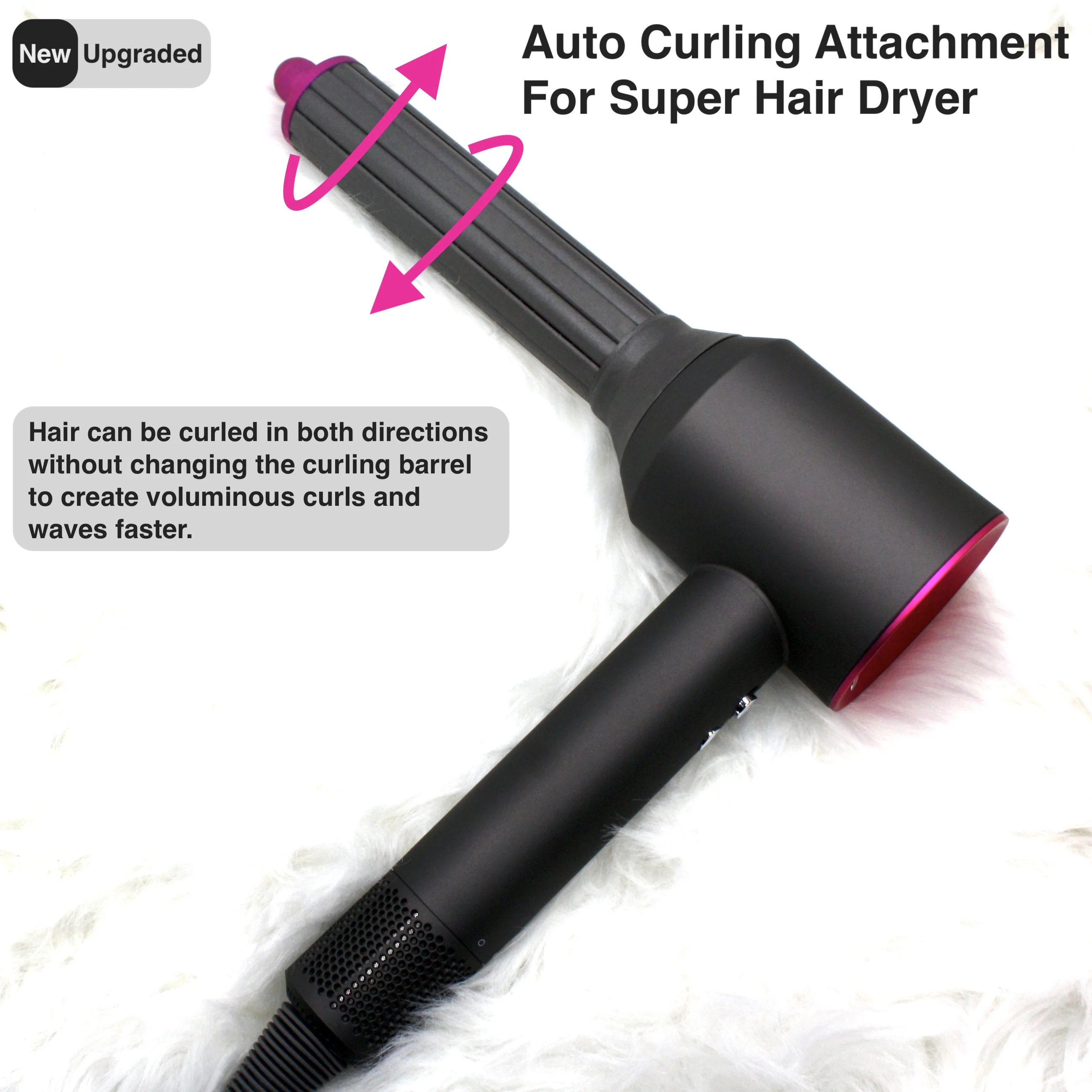 New Curling Attachment For Dyson Nozzle Hair Dryer Curling Nozzle For Super Hair Dryer Attachments