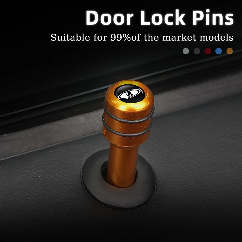 2/4 шт. крышка для автомобильного дверного замка из алюминиевого сплава Lada Vesta Niva