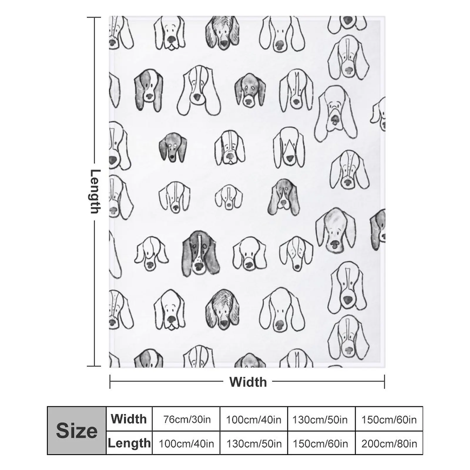 Одеяло с изображением собачьих лица рождественские подарки кровать модные