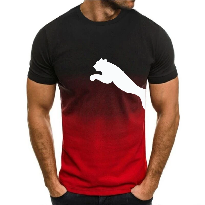 

Летняя новая Повседневная рубашка с 3D-принтом волка, быстросохнущая Изысканная футболка Харадзюку с круглым вырезом для мужчин и женщин, 2022