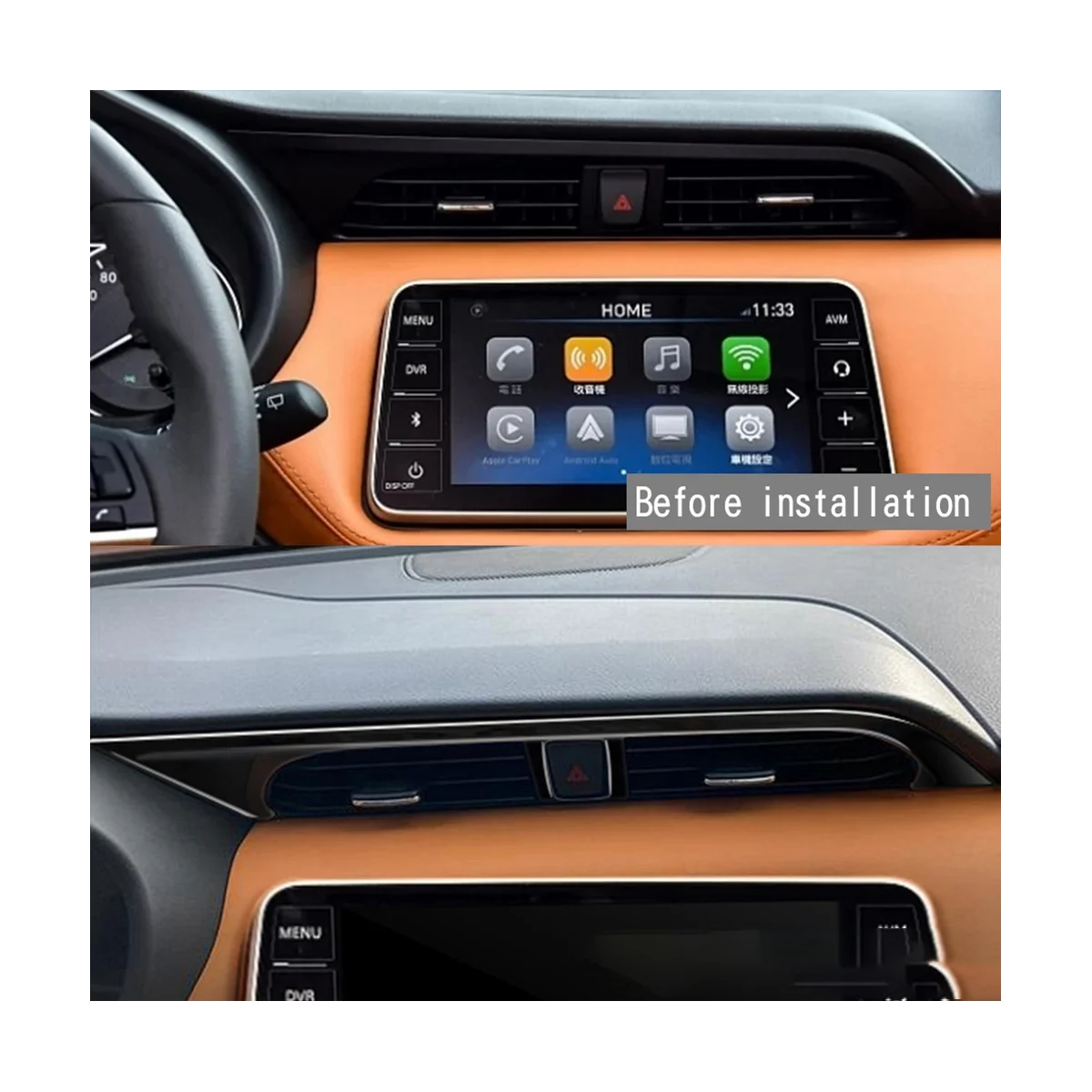 Внутренняя Центральная Автомобильная консоль LHD A/C Крышка вентиляционного