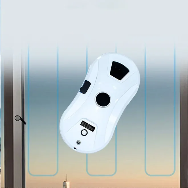 Умный пылесос для окон с автоматическим распылением воды робот мытья стекол