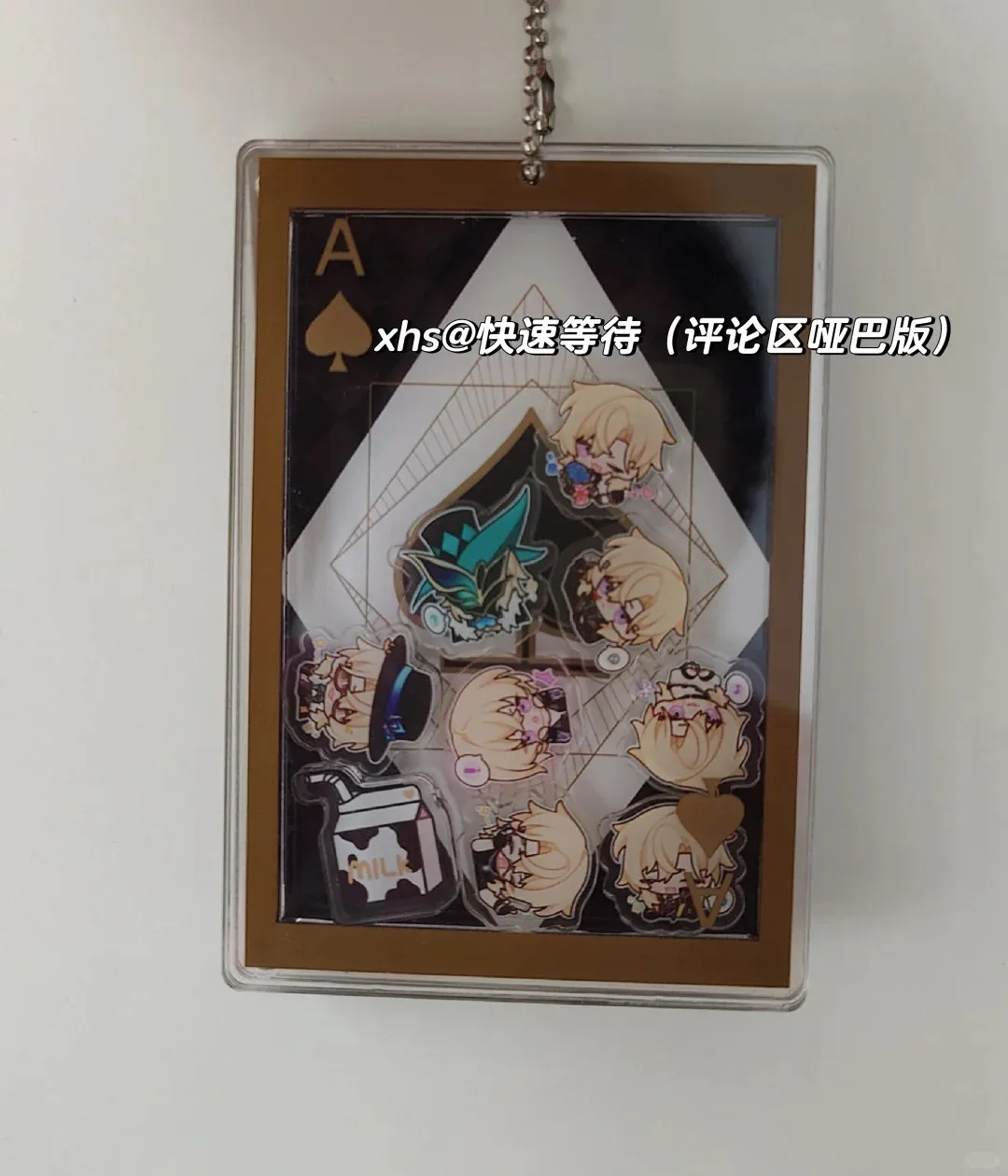 Брелок для ключей с аниме принтом