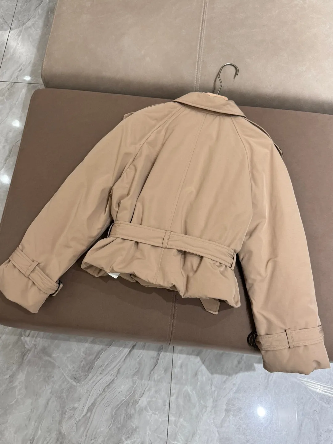 Осенняя Женская куртка B * C из гусиного пуха с лацканами двубортное пальто со