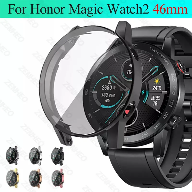 Фото Защитный чехол для часов из ТПУ для Huawei Honor Magic Watch 2 46 мм, защитный чехол для Honor Magic 2, аксессуары для часов №1