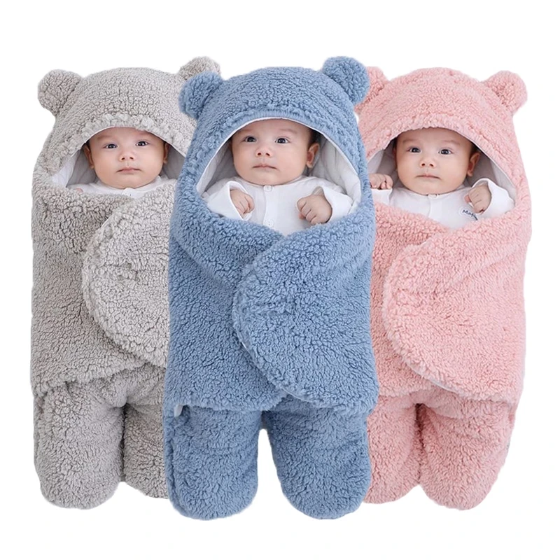

New Arrivals Soft Newborn Baby Wrap Blankets Baby Sleeping Bag Envelope for Newborn Sleepsack 100% Cotton for Baby 0-6 Months
