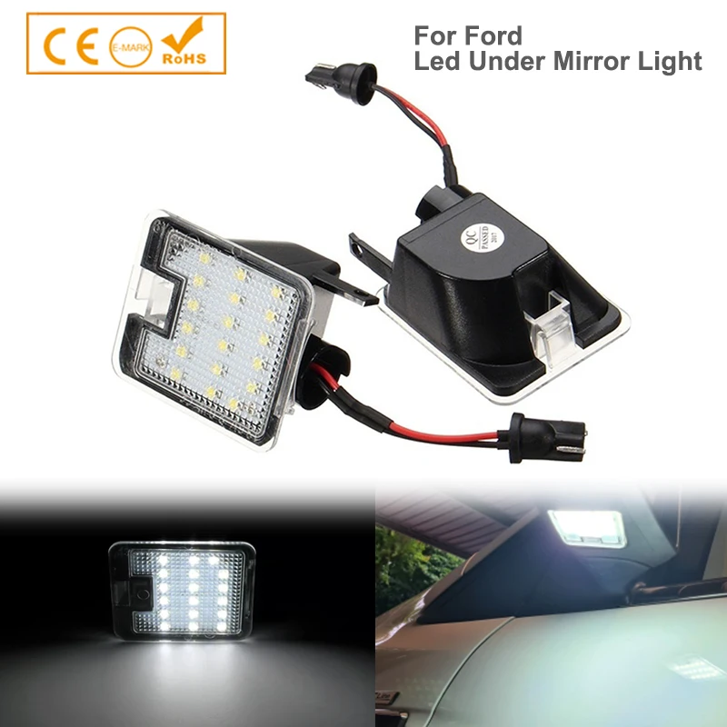 

2pcs Car Accsesories LED Side Under Mirror Puddle Light For Ford Kuga II Focus Mondeo C-Max Galaxy CV6Z13B374A