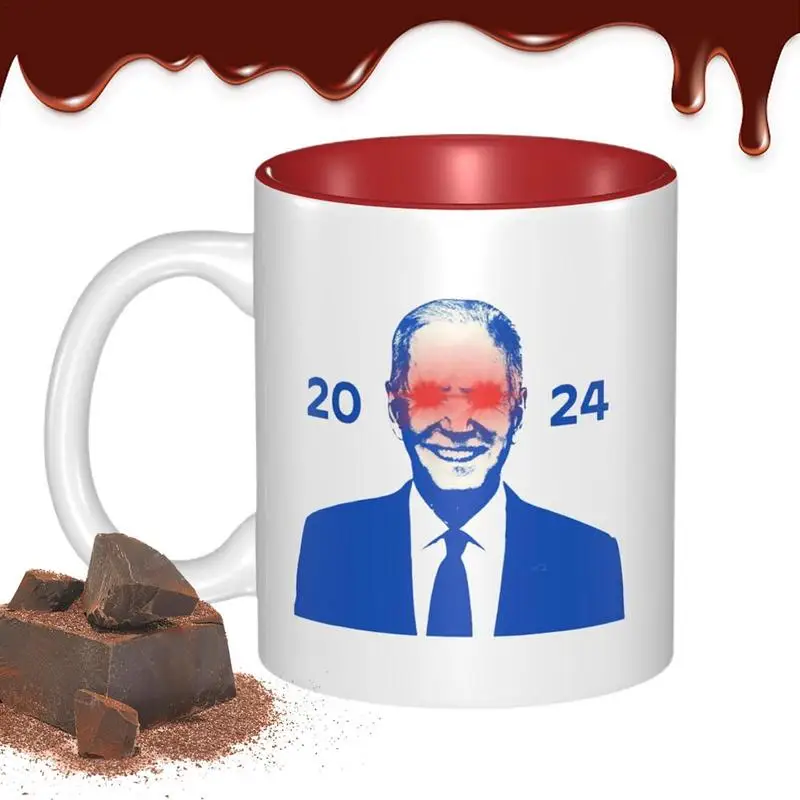 

Biden 2024 Cup 350ml Ceramic Biden Coffee Mug Vote President Election Durable Travel Mug Funny Kitchen Decor Coffee Cups For Men