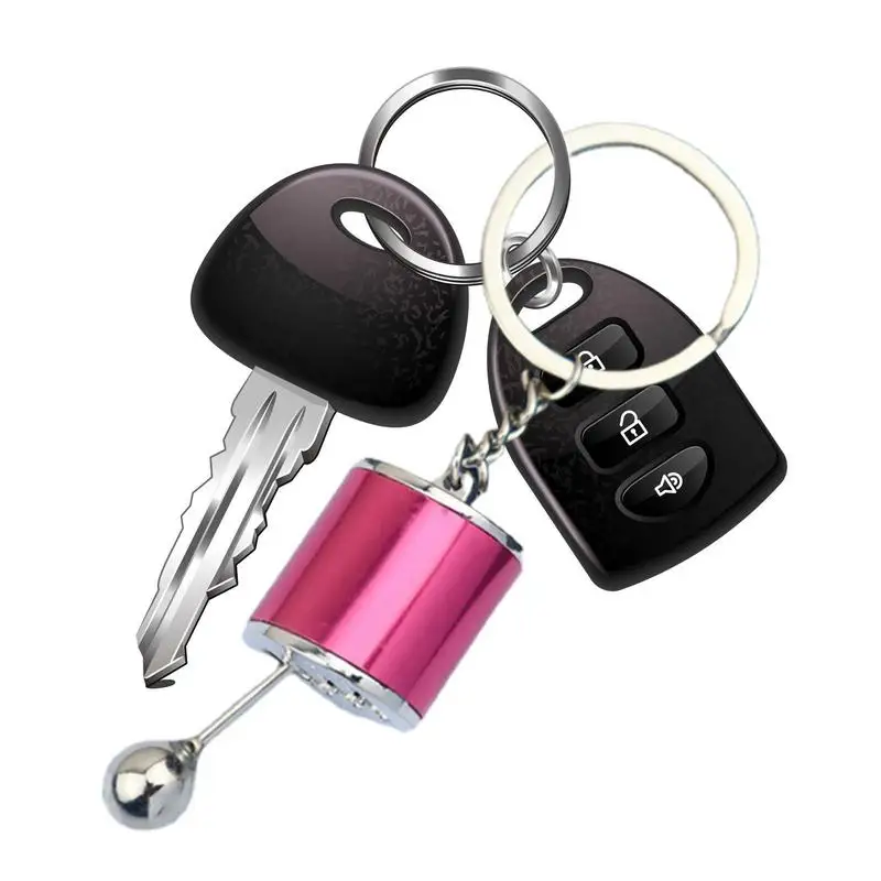 Металлический брелок для ключей, рычаг для ключей от машины, 6 скоростей