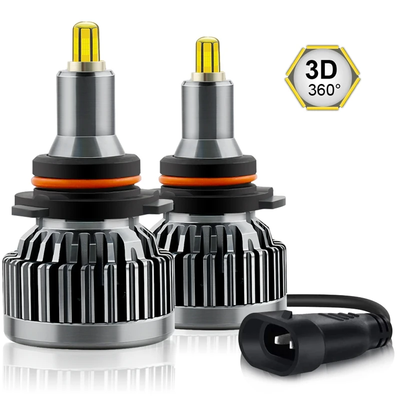 Светодиодные лампы для фар 10-32 В Модернизированные светодиодные H7 на 360 градусов