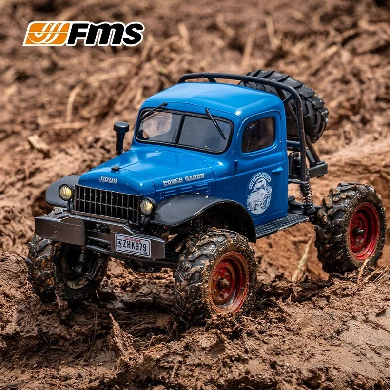 FMS1/24 Xiaoqi FCX24 мощный вагон с дистанционным управлением альпинистский автомобиль