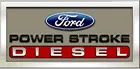 Знаки 4 Fun SIGFDPS Ford Powerstroke, дизельный металлический знак, серый