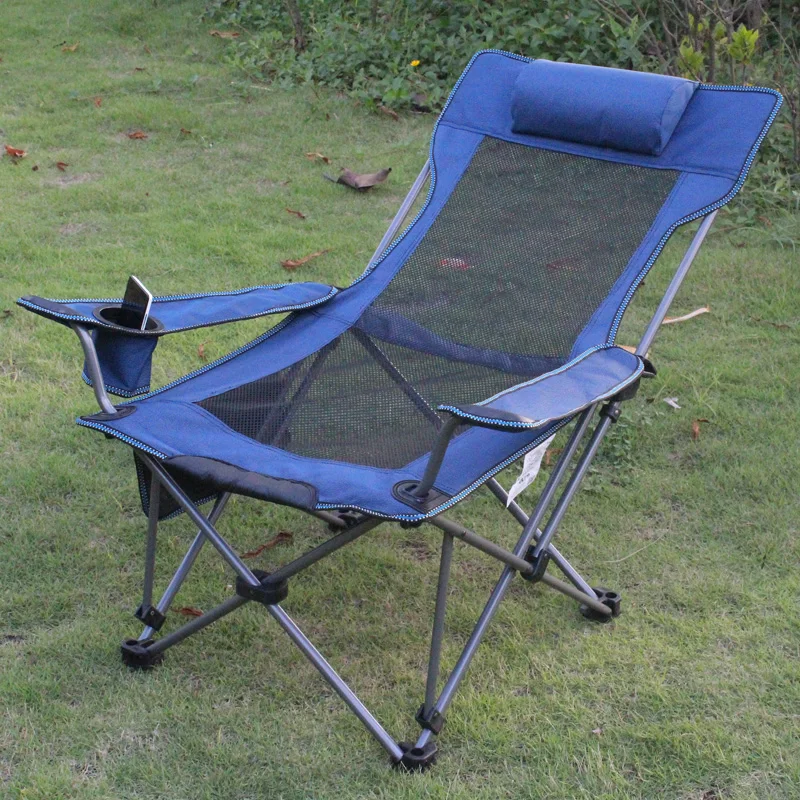 

Portable Outdoor Camping Chairs Folding Recliner Chair Storage Bag Camping Relax Chair Beach Garden Sillas Plegables Hike Items