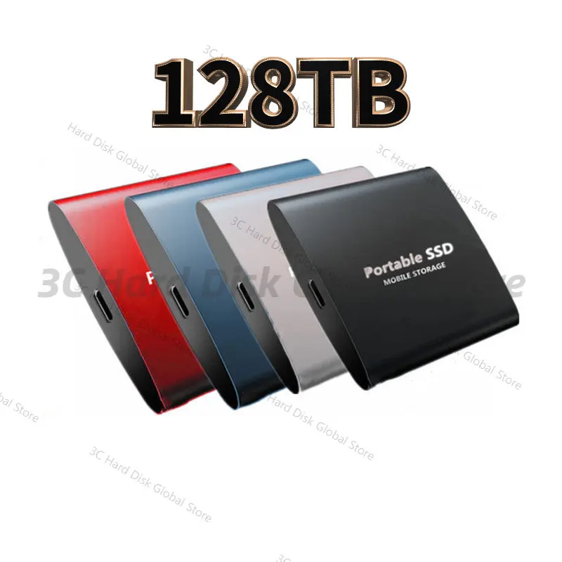 

Portable 1TB 2TB 128TB External Moblie Hard Drive High Speed Mass Memory Hard Disk for Desktop Mobile Laptop Computer Storage