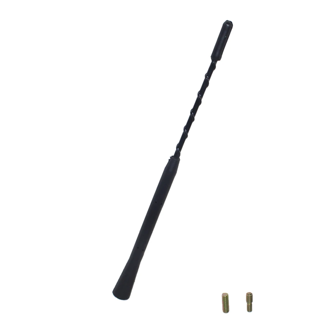 

9inch Short Stubby Car AM/ Radio Aerial Mast Screw Type Universal