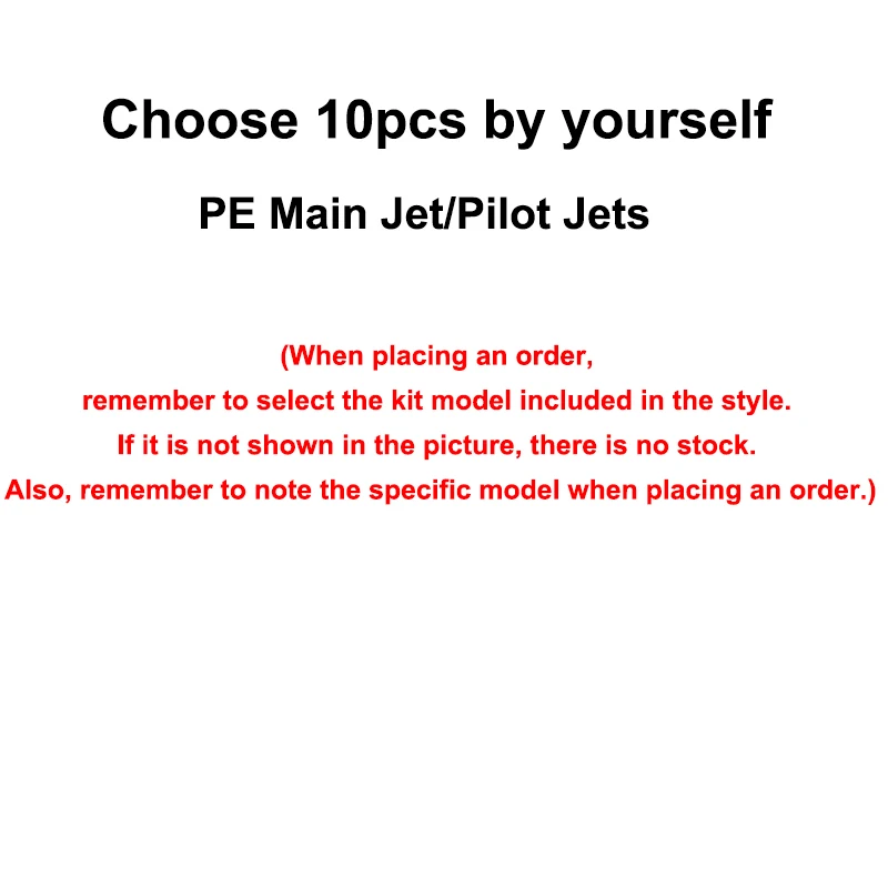 NIBBI 6/10 шт. мотоциклетные головные жиклеры карбюратора PE M5 M6, набор форсунок для Yamaha Honda, аксессуары для мотокросса