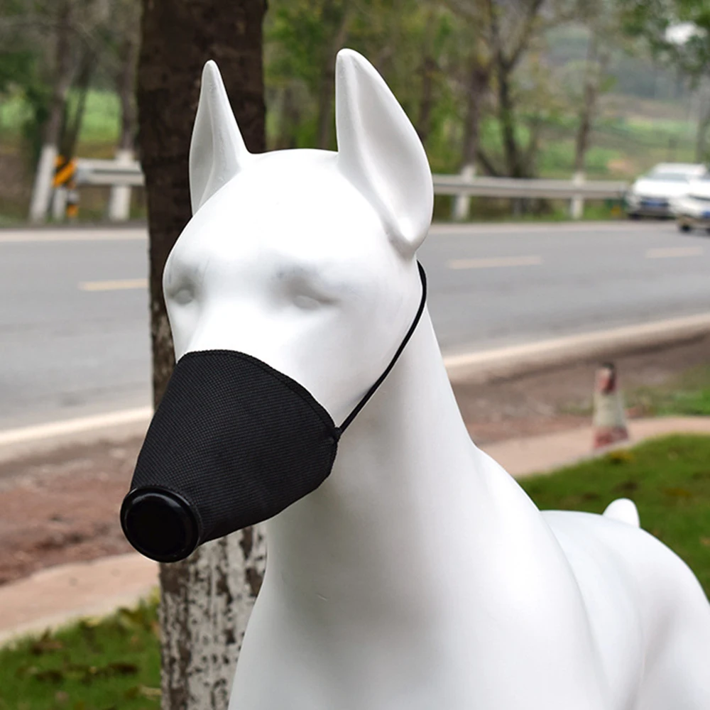 

Dog Soft Mouth Mask Pet Respiratory PM2.5 Filter Dog Anti-fog Haze Masks Anti Dust Gas Pollution Muzzle Protecter Adjustable