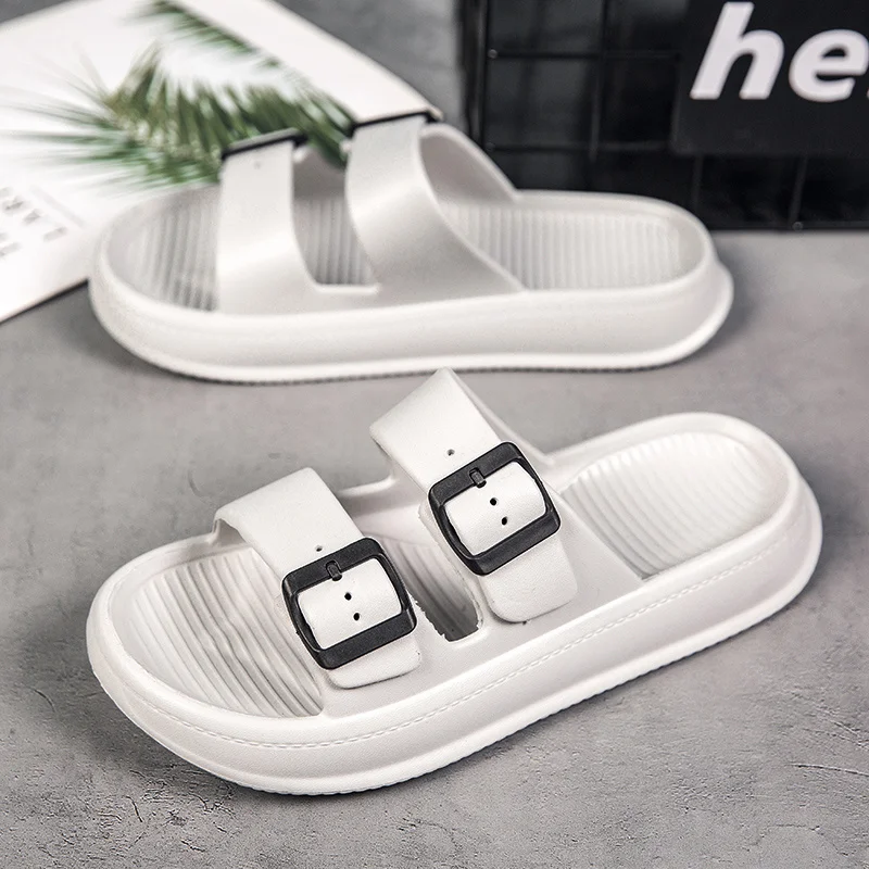 

Summer Men Women Slippers Adjustable Outdoor Sandals Platform Clogs Beach Slippers Flip Flops Indoor Home Slides Bathroom Shoes