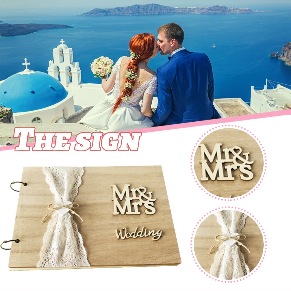 

Книга для гостей свадьбы, Книга в твердом переплете для посетителей, книга с памятью для вечеринок, ручная работа, книга с знаком для свадебн...