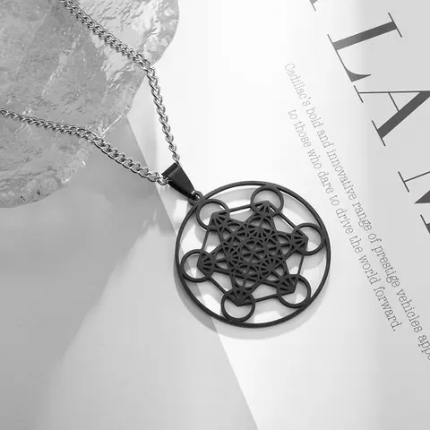 Модное незаменимое Для гламурных мужчин ожерелье с подвеской-крестом нейтрального и черного цвета Изысканная бижутерия в подарок