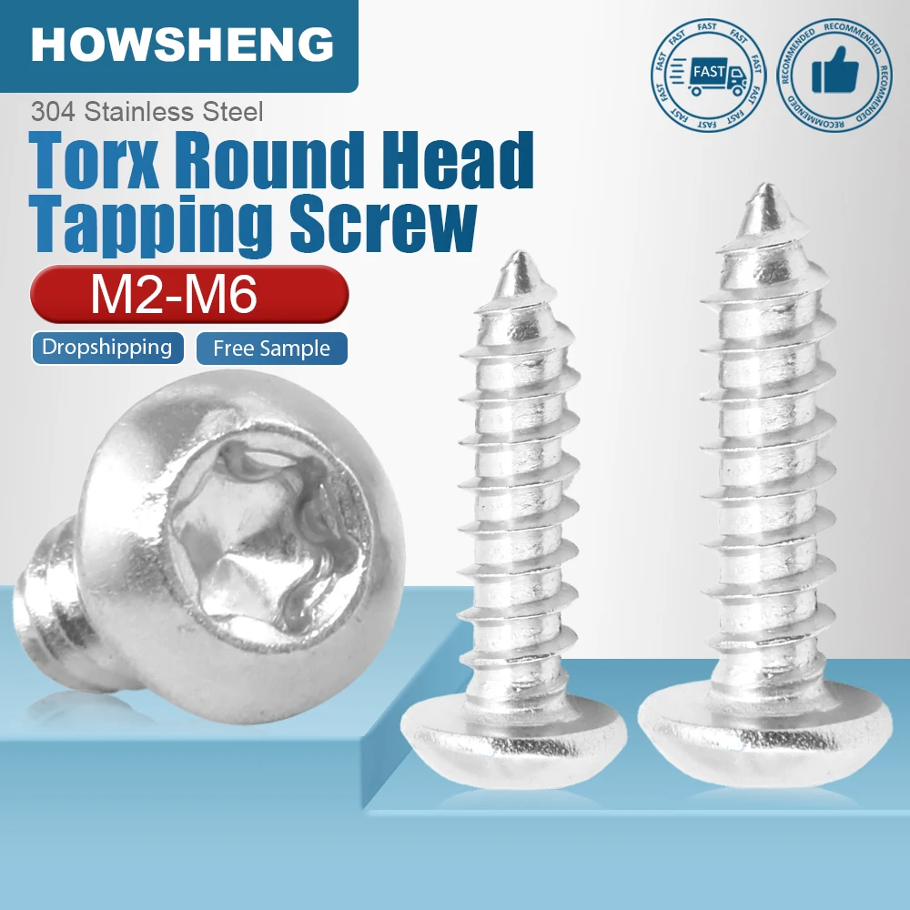 

HOWSHENG Саморезы Torx из нержавеющей стали M2 M2.3 M2.6 M3