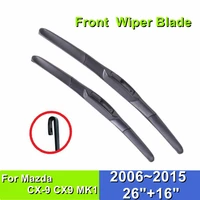 front wiper blade for mazda cx 9 cx9 mk1 2616 car windshield windscreen accessories rubber 20062015