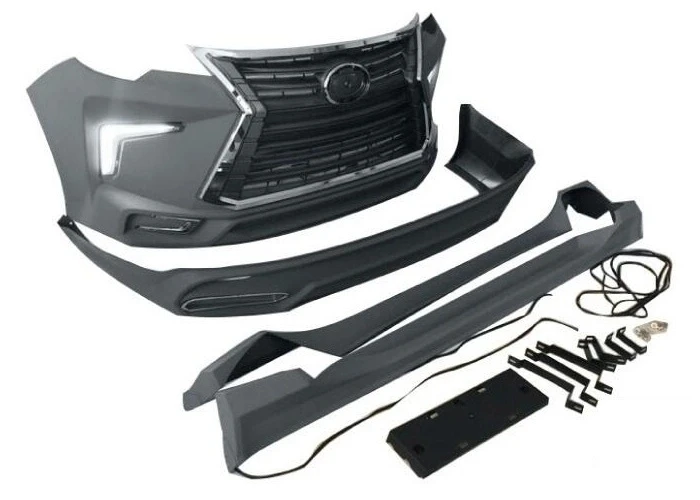 Комплекты кузова для Toyota Fortuner (SW4) 2016 2018 Lex Style комплект переднего и заднего бампера