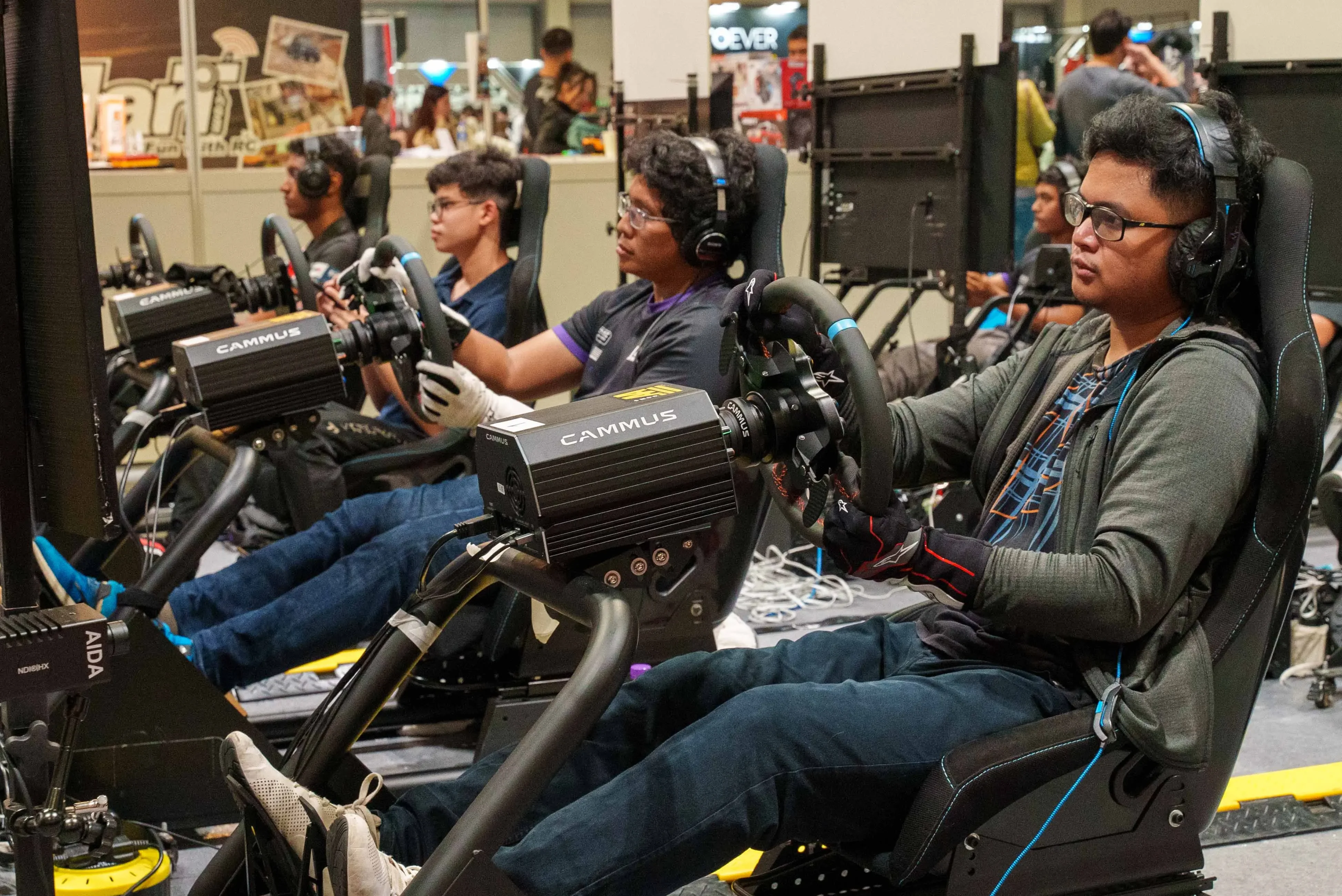 Педали для гоночного симулятора вождения CAMMUS игровые педали руля алюминиевые