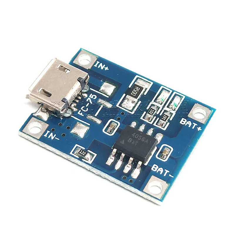 

USB зарядная плата TP4056, 400 шт., 5 В, 1A, с защитой, двойные функции, 1A, литий-ионный аккумулятор