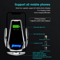 for suzuki jimny car phone holder wireless charging intelligent infrared sensor accessories for jimny suzuki accessories
