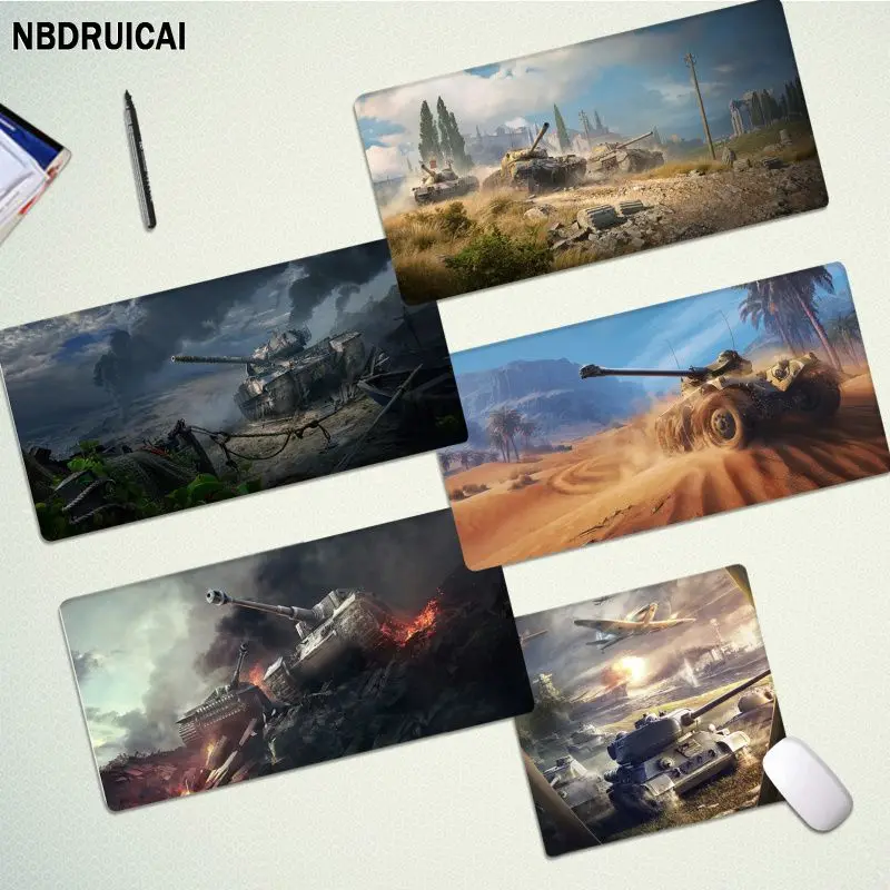 

World Of Tanks Mousepad Beautiful Customized laptop Gaming mouse pad Size for CSGO Game Player Desktop PC Computer Laptop