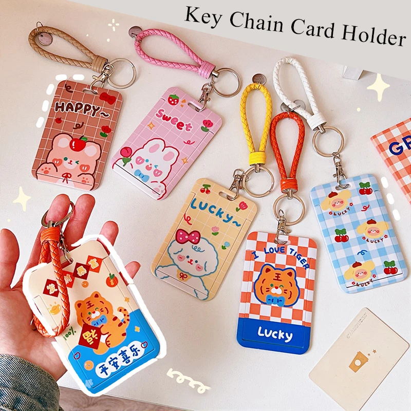 

Cute Cartoon Animal Card Cover Idol Postcard Protector Card Case Sweet Credit Card Holders Bank ID Child Bus Card Holders Badge