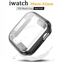 mokoemi watch tpu case for apple iwatch watch series 4 40mm 44mm 3 38mm 42mm 2 watch case cover