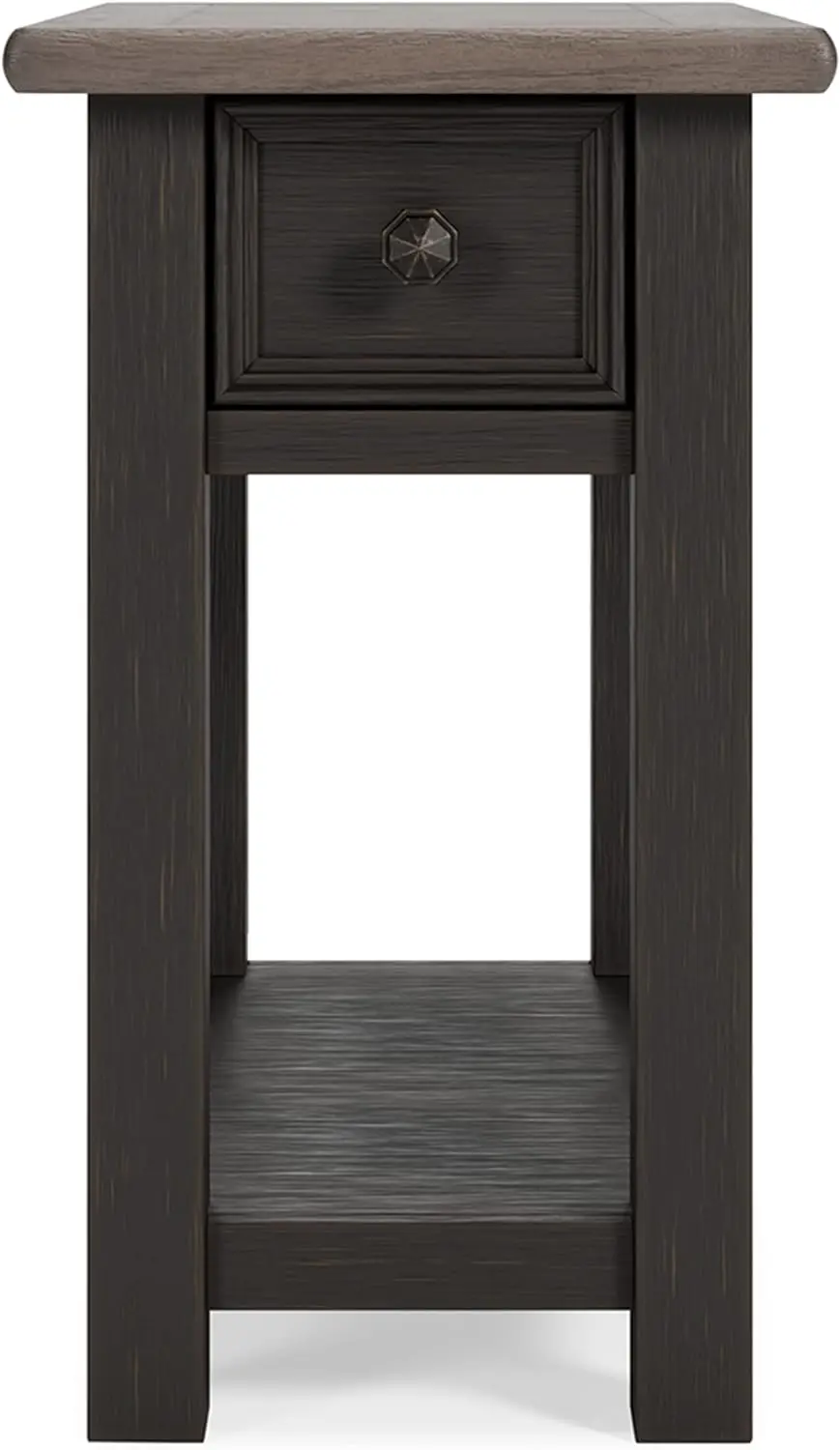 Стул &quotТайлер крик&quot боковой столик цвет коричневый и белый черный