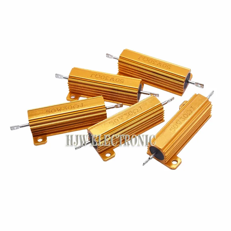 100 Вт Rx24 0 01 ~ 100k Алюминиевый мощный металлический проволочный резистор 1 5 2 6 8 10 20 150