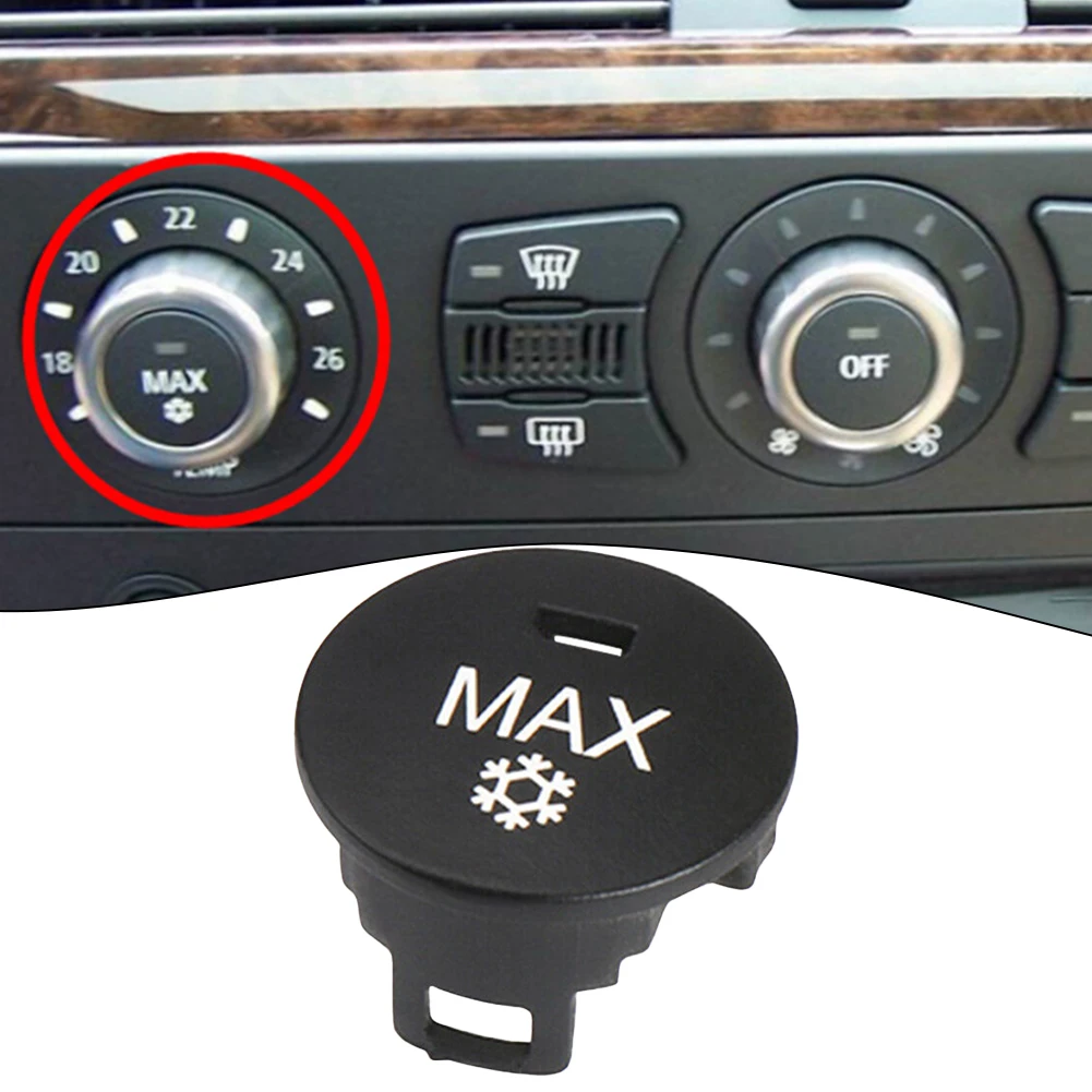 

Accessories Switch Button Cover A/C MAX Speed Switch Button Black Central 1Pcs Control A/C Wind Pattern Plastic