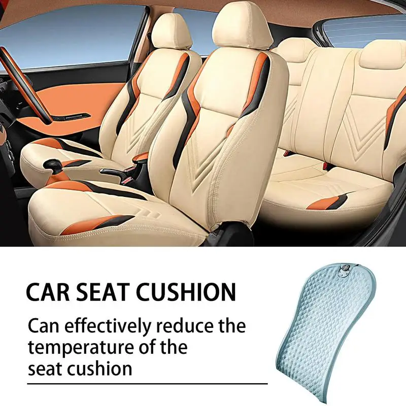 

Воздухопроницаемая эластичная подушка для охлаждения автомобильного сиденья, чехол для автомобильного сиденья, поддерживающий протектор для сиденья водителя, подушка для автомобильного сиденья для снятия усталости