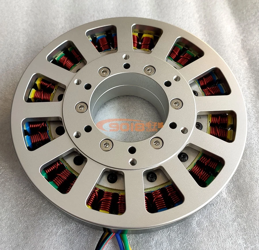 Haoji 12410 Полый вал 600 Вт Бесщеточный двигатель постоянного тока с постоянными