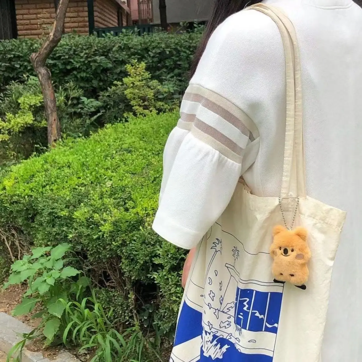 Корея Ins Kaola хот-дог сыр еда плюшевый брелок кавайная модель двойная молния