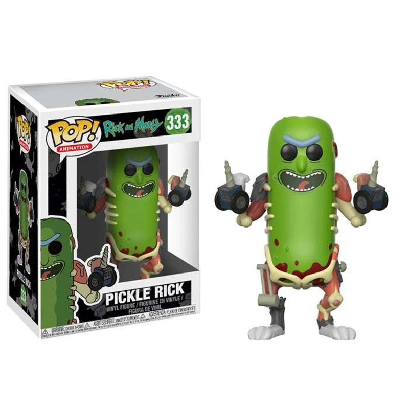 НОВЫЕ ФИГУРКИ FUNKO POP Анимация # Коллекционная виниловая фигурка Пикл-Рика из мультсериала «Рик и Морти», украшение для рабочего стола, подарок, игрушка, декор для стола (art.: 3920dbdcd9d76) - 3920dbdcd9d76