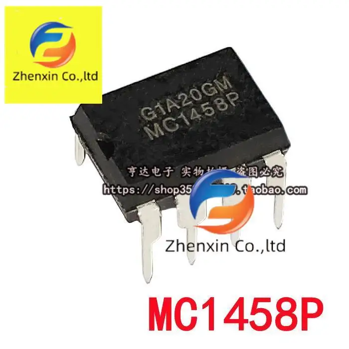 

10pcs origianl new MC1458P DIP-8 dual operational amplifier chip imported MC1458