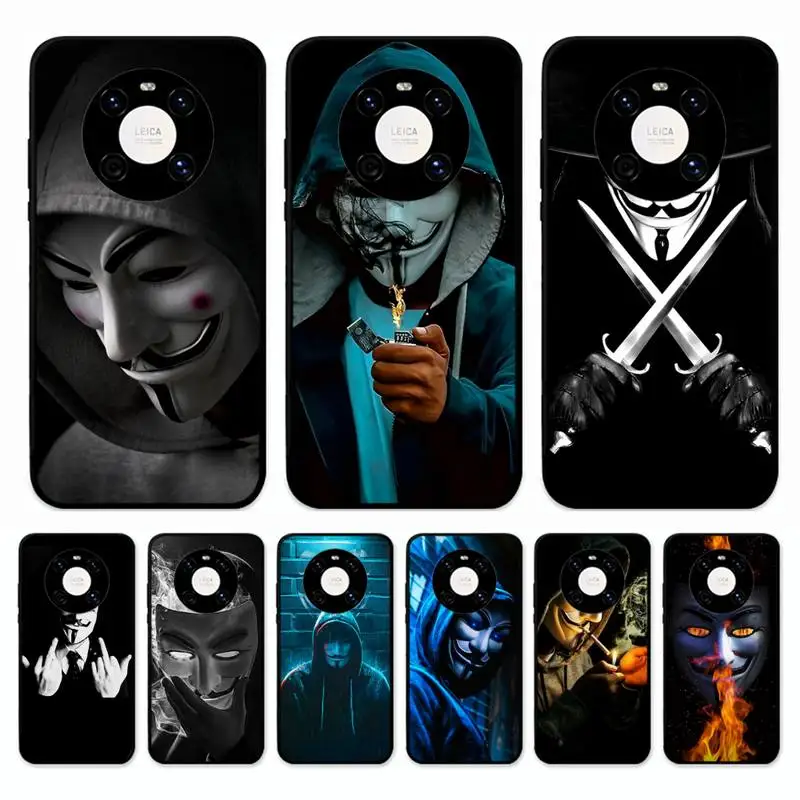 

Anonymous Phone Case for Huawei Mate 20 10 9 40 30 lite pro X Nova 2 3i 7se