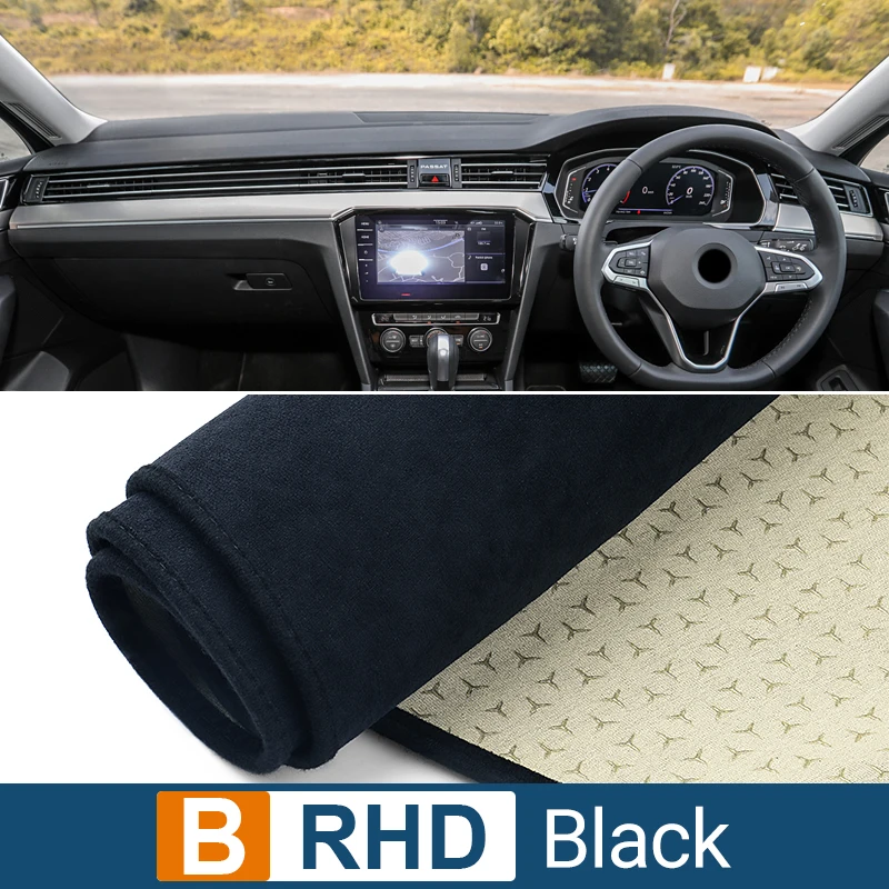 

Защитный Чехол Для Приборной Панели VW Passat B8 2015-2023 Из Фланелевого Материала, Внутренняя Отделка Для Volkswagen