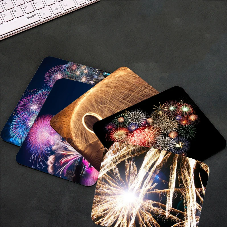 

Fireworks INS Tide Small Cabinet Gaming Computer Laptop Desk Mat Mouse Pad Mouse Mat Notbook Desktop Mat