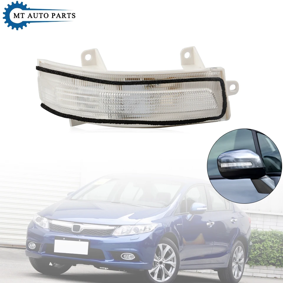 

MTAP Rearview Side Mirror Turn Signal LED Light For HONDA CIVIC 2012-2015 CITY 2009-2014 JADE 2014-2017 Outer Wing Mirror Lamp