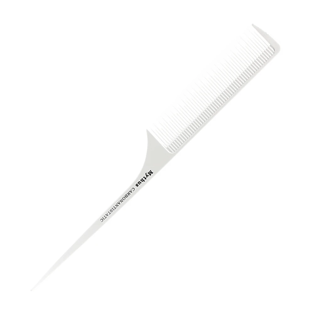 1 шт. профессиональная Антистатическая карбоновая расческа для хвоста волос