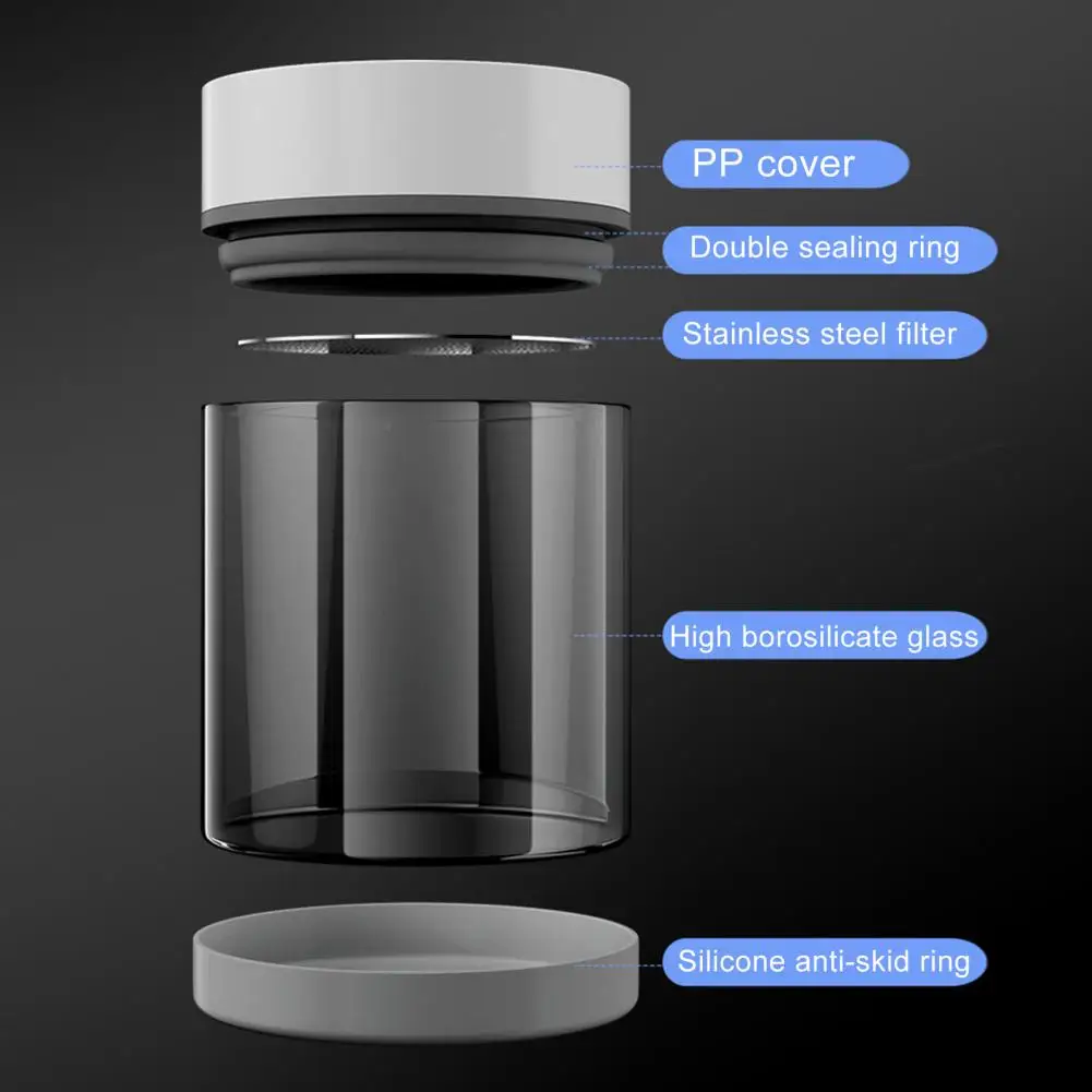 600/950ml Useful Airtight Jar Convenient Airtight Container Safe Electric Vacuum Coffee Beans Tea Airtight Jar  Fresh-keeping images - 6