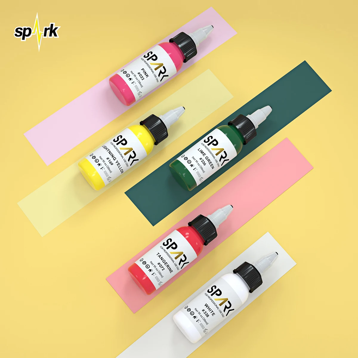 Новейшие чернила для татуировок Spark 30 мл 50 цветов профессиональные Искусственные